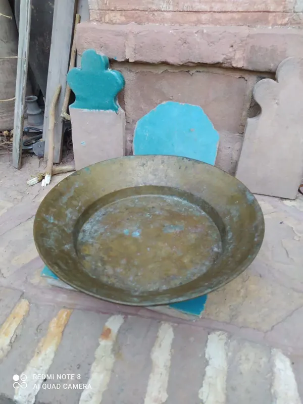 تشتک پای سماور برنجی قدیمی