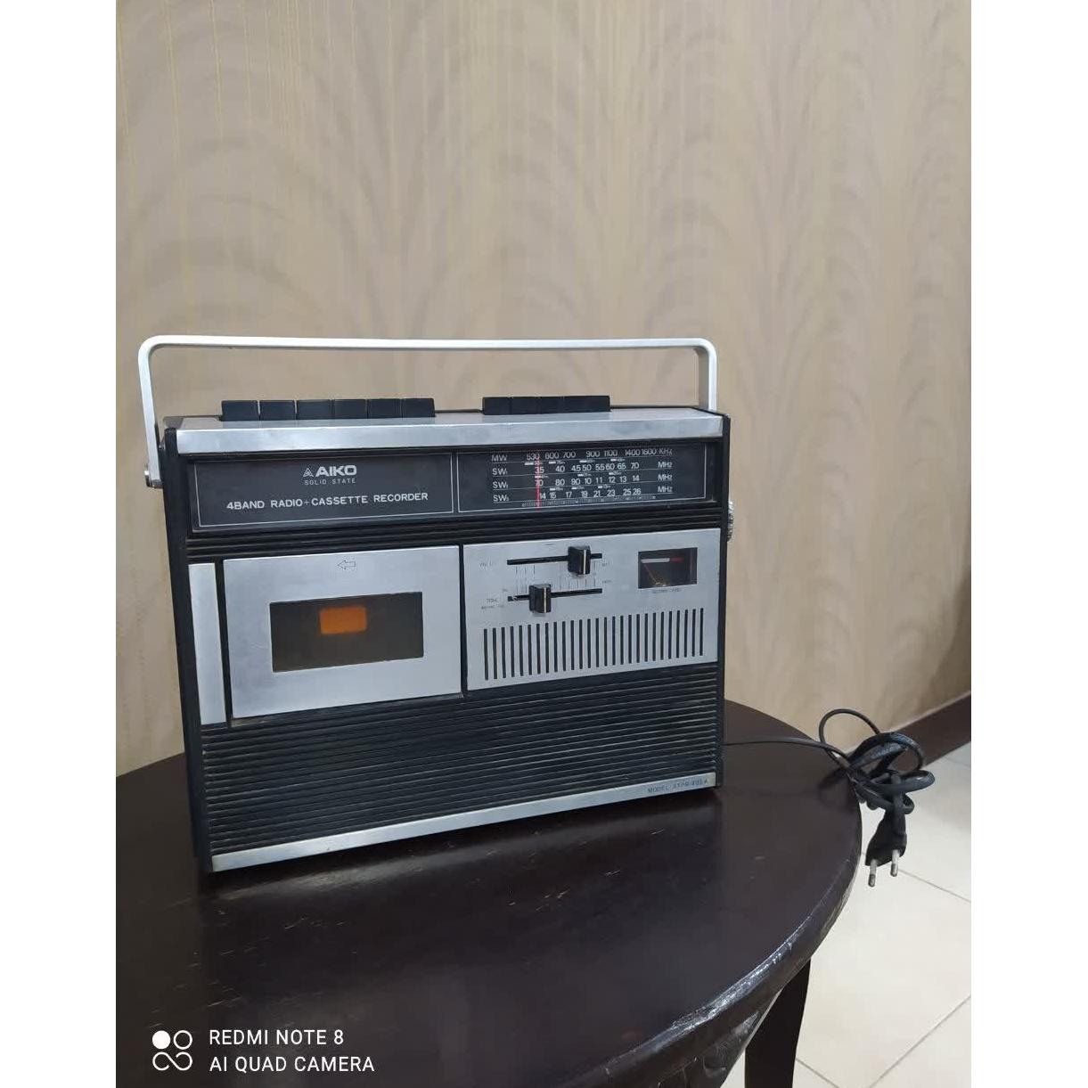 رادیو ضبط سنگین وزن قدیمی ژاپن
