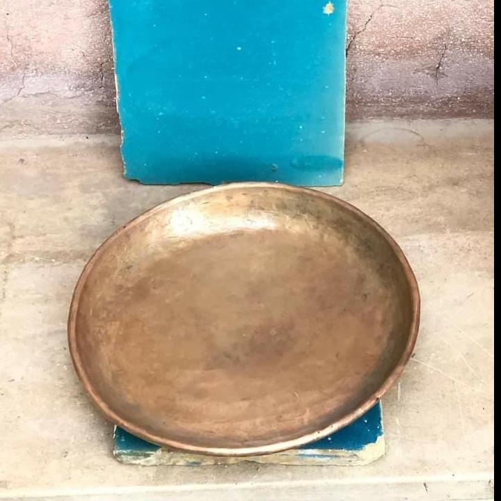 کفه ی مسی ترازوی قدیمی