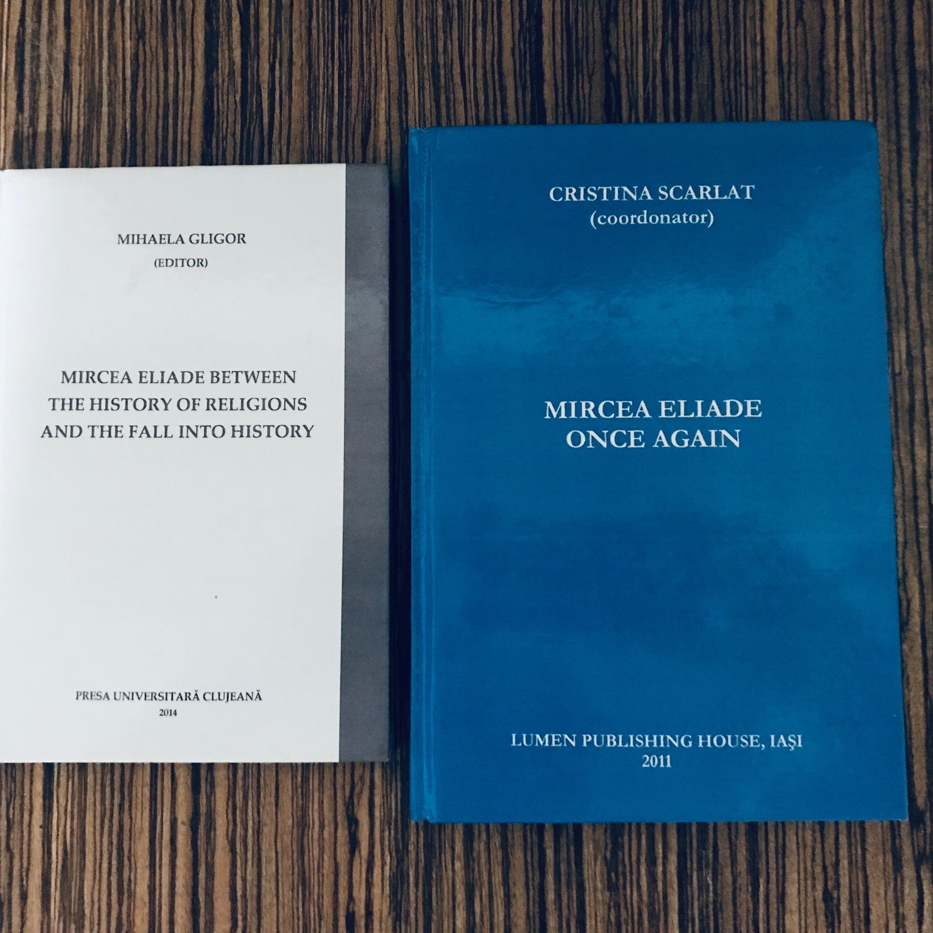 دو کتاب درباره میرچا الیاده به زبان انگلیسی غیراصل