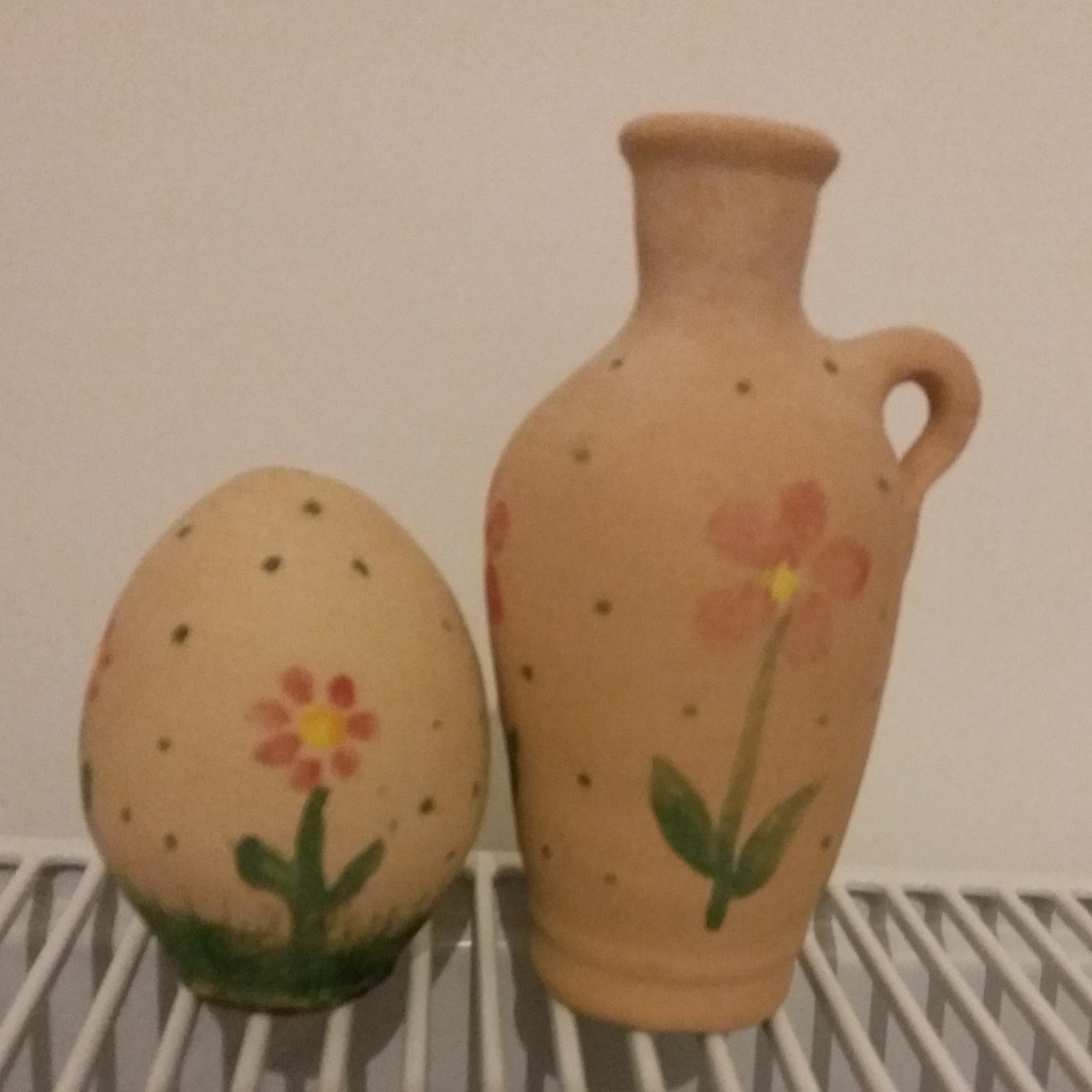 کوزه و تخم مرغ سفالی هفت سین