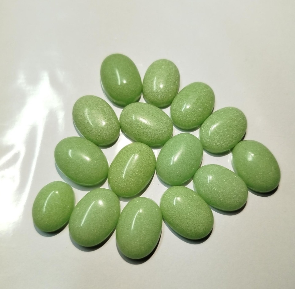 پانز ده عدد گوهر شب چراغ سبزرنگ با درخشش عالی