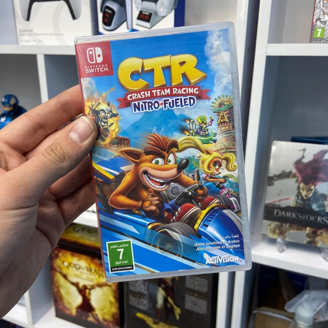 کارتریج بازی crash ctr nintendo switch