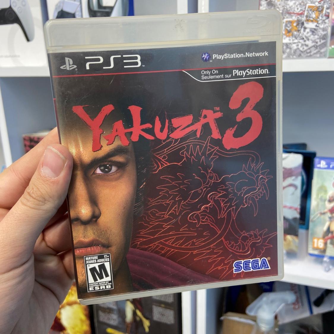 دیسک بازی کارکرده yakuza 3 ps3