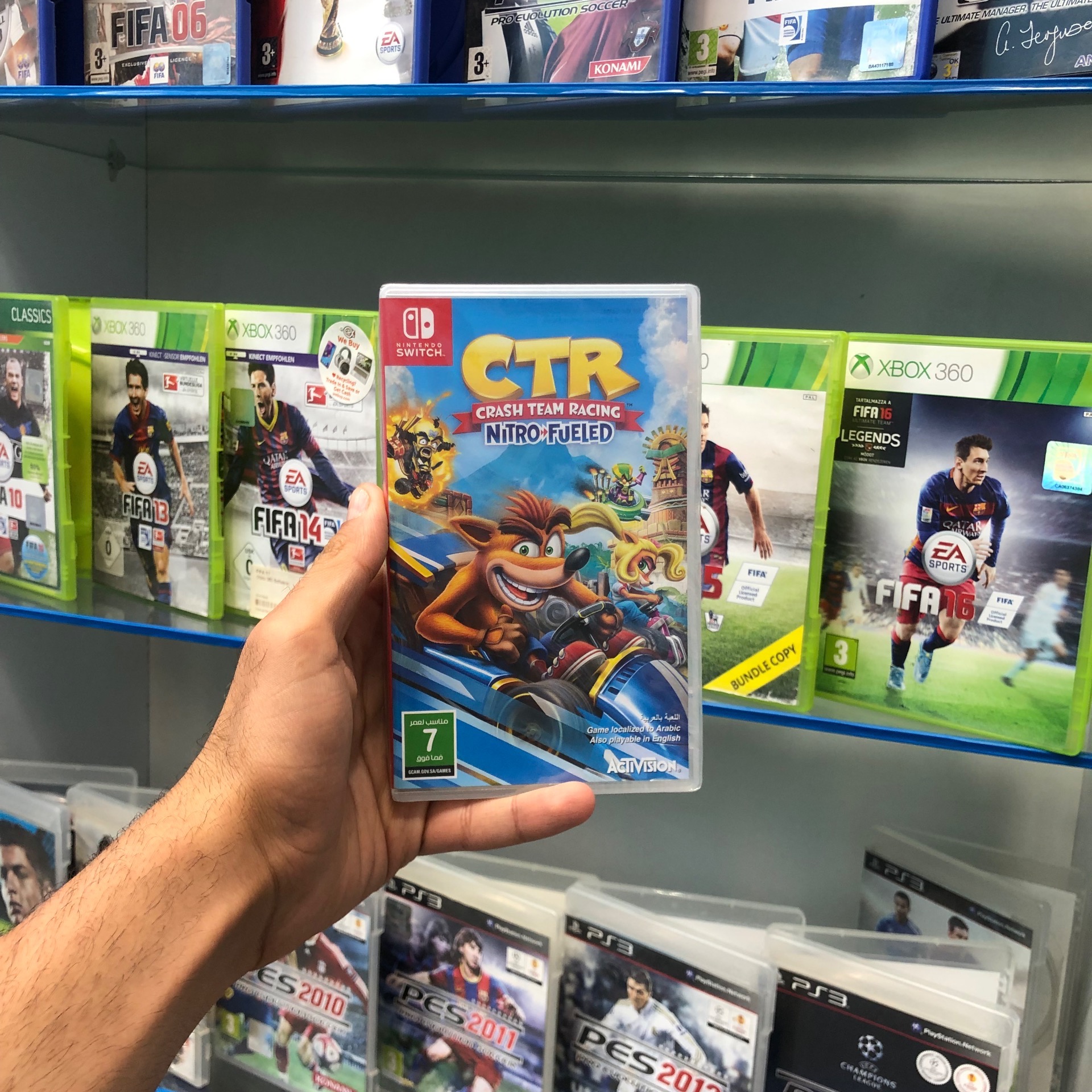 کارتریج بازی CTR Nintendo