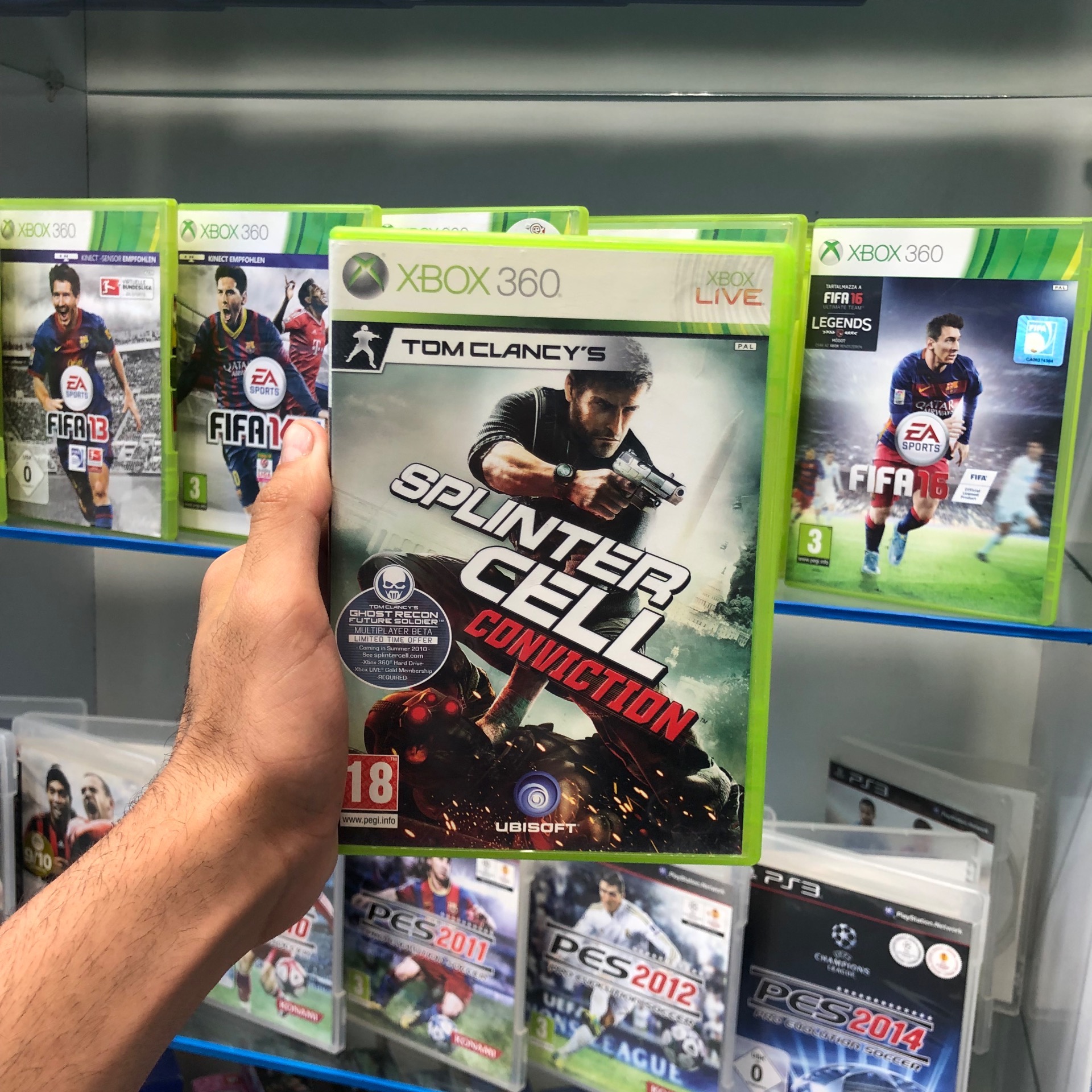 دیسک بازی splinter cell Xbox 360
