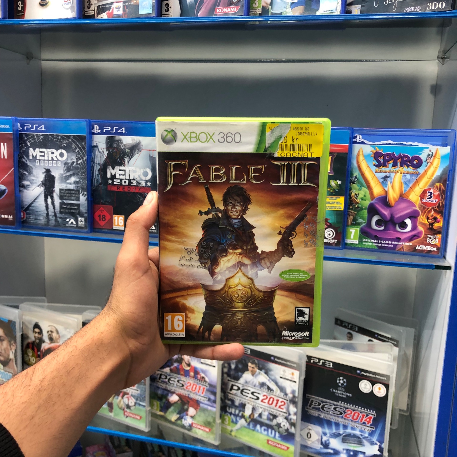 دیسک بازی fable 3 Xbox 360