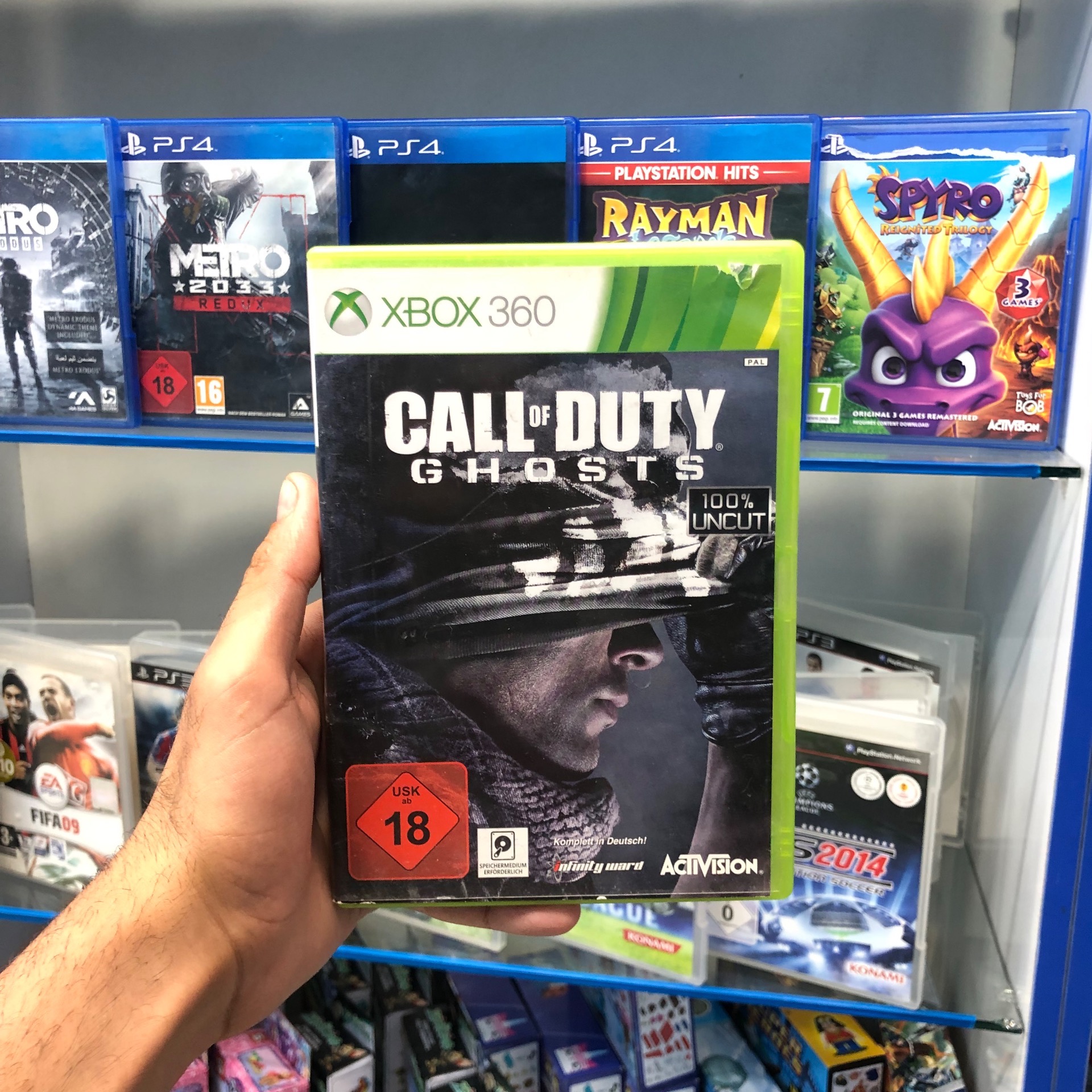 دیسک بازی call of duty ghosts Xbox 360