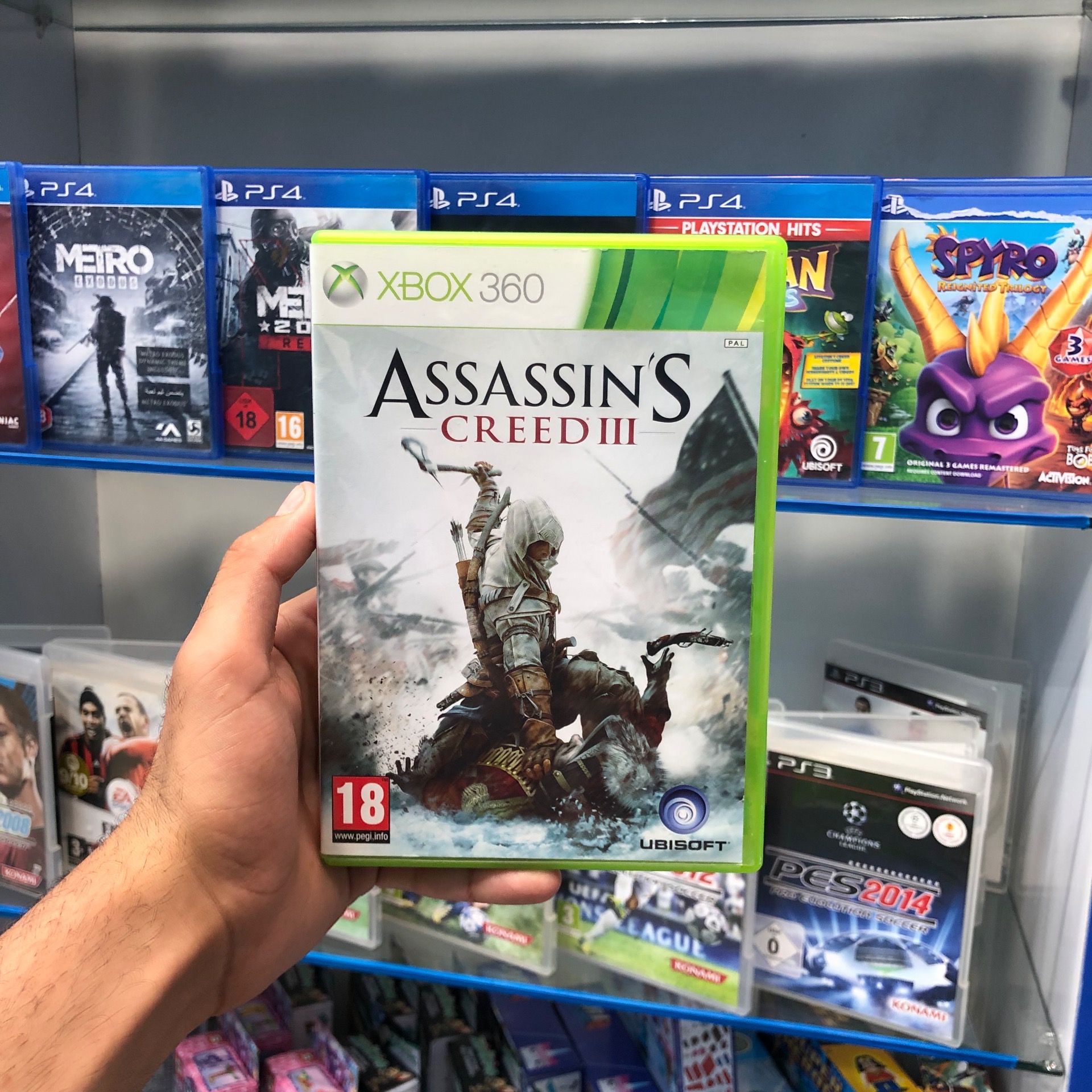 دیسک بازی assassin Creed 3 Xbox 360