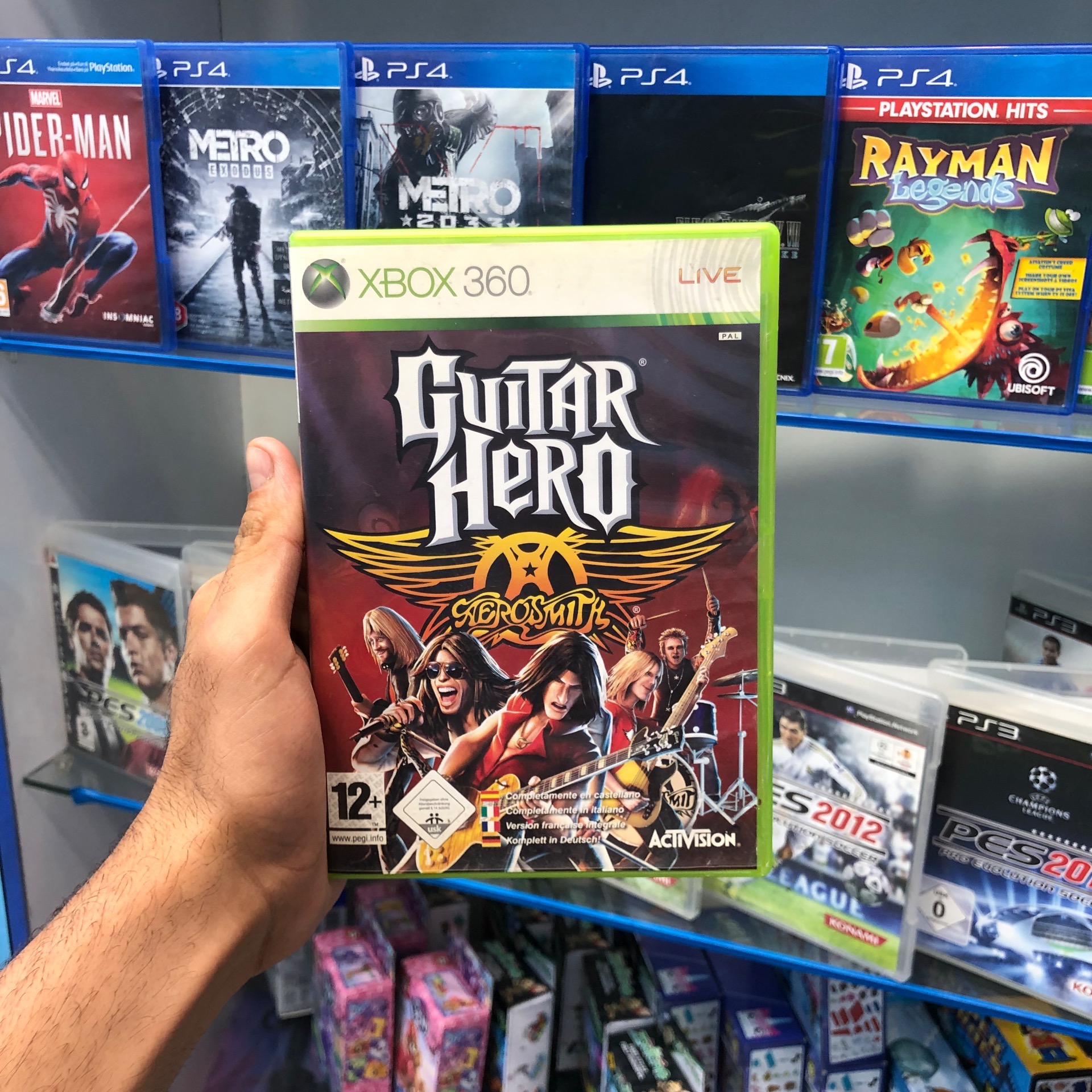 دیسک بازی guitar Hero Xbox 360