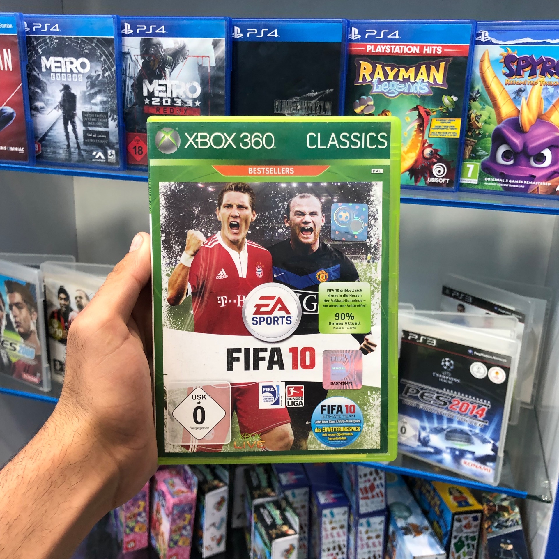 دیسک بازی Fifa 10 Xbox 360 classic