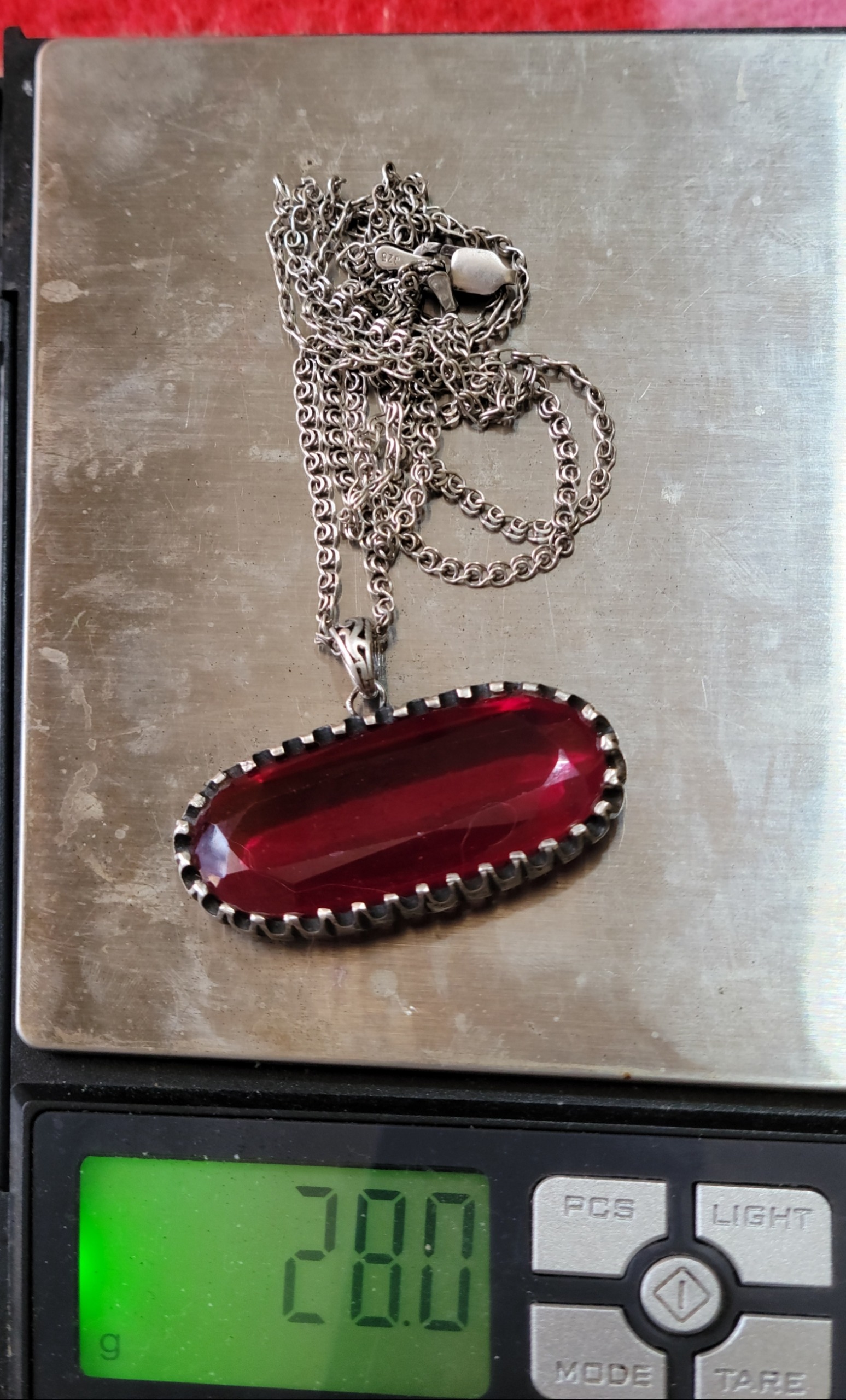 پلاک و زنجیر نقره