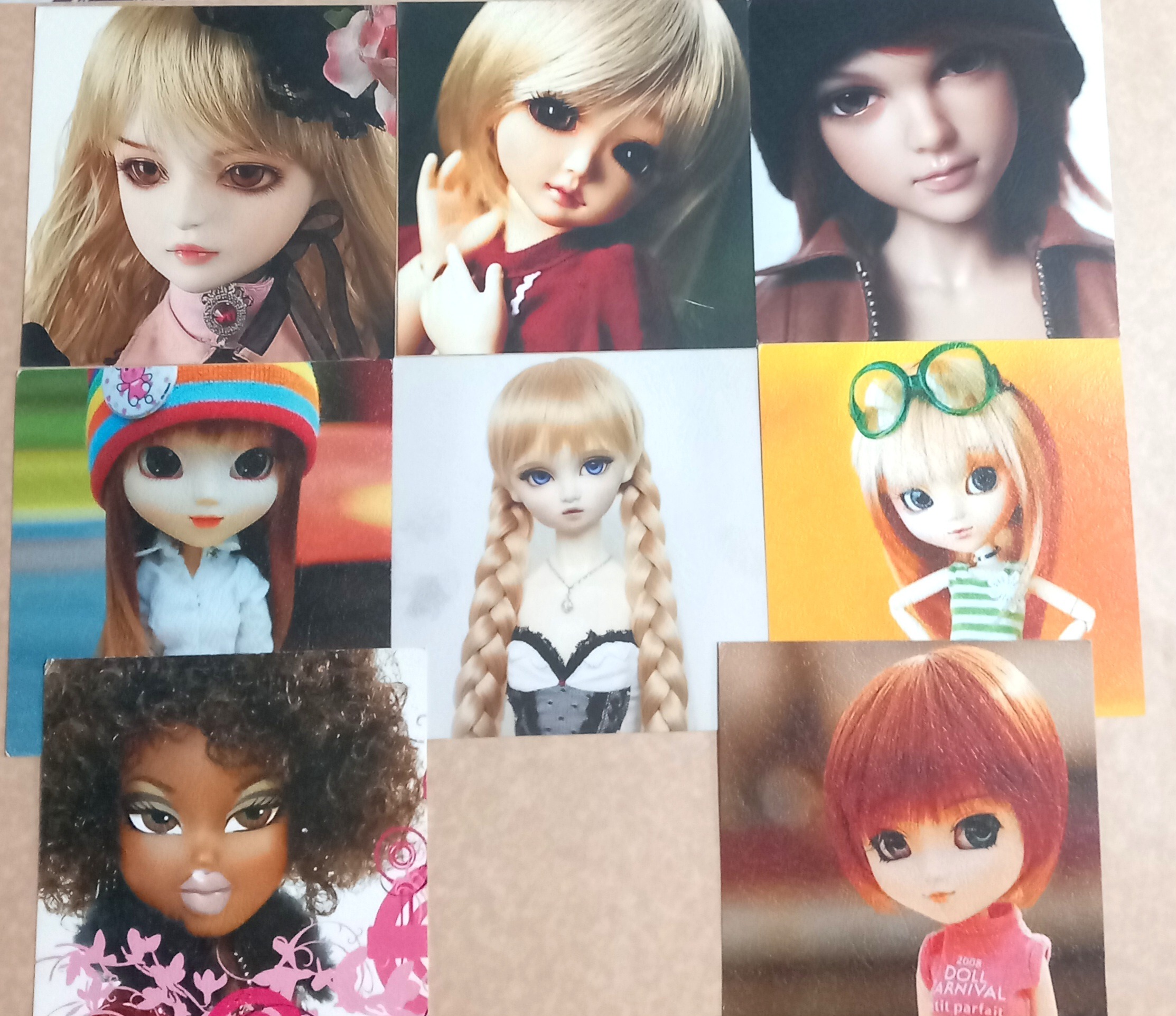 8 قطعه کارت پستال عروسکی دهه 60