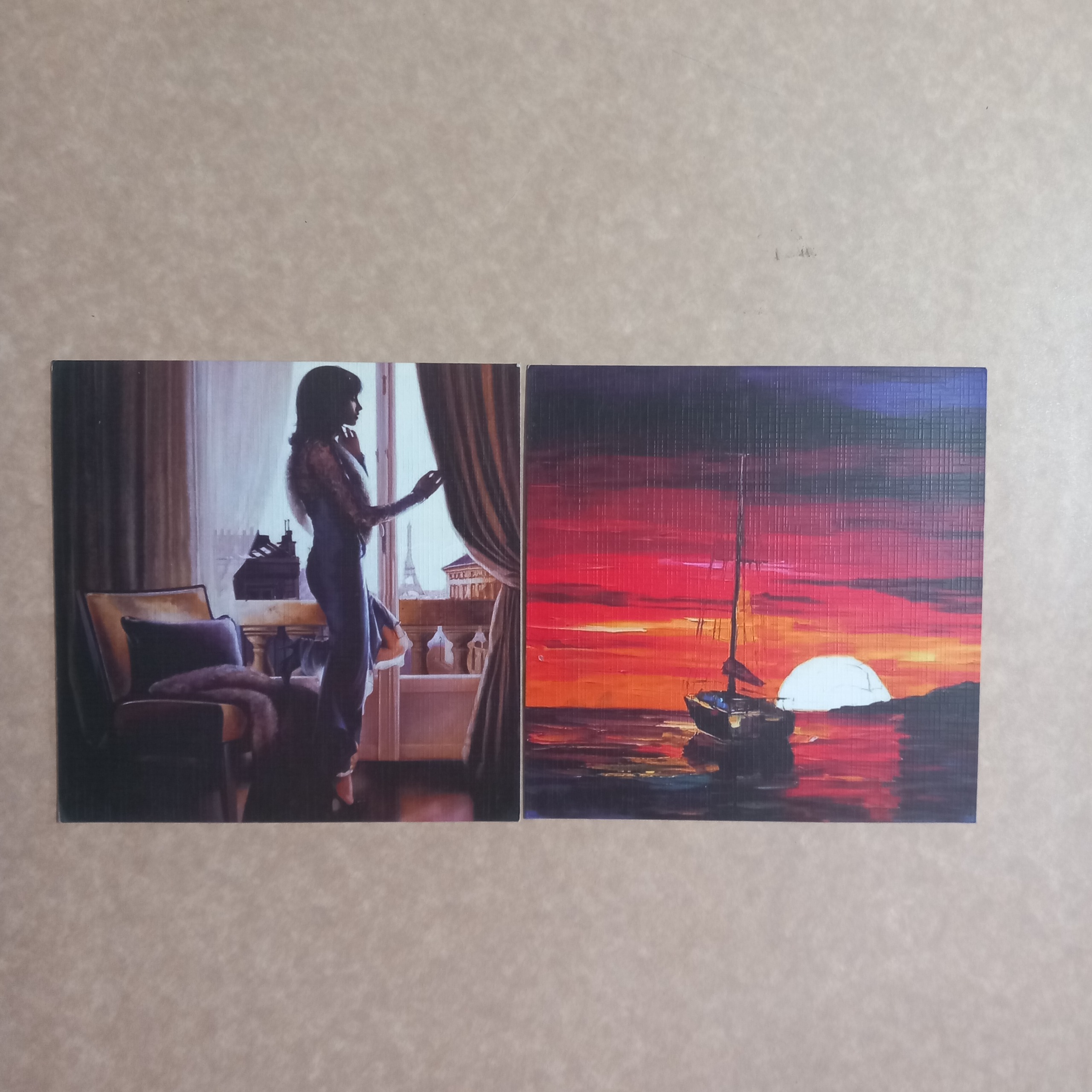 2 قطعه کارت پستال دهه 60