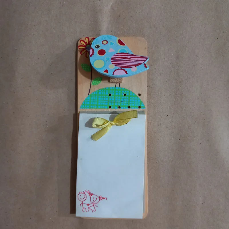 دفتر یادداشت گیره دار طرح پرنده (مگنتی)