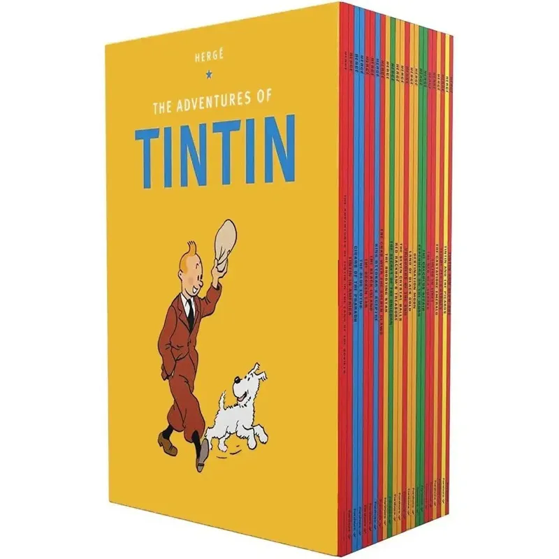 مجموعه کتاب ماجرا های تن تن Tintin نسخه Yellow