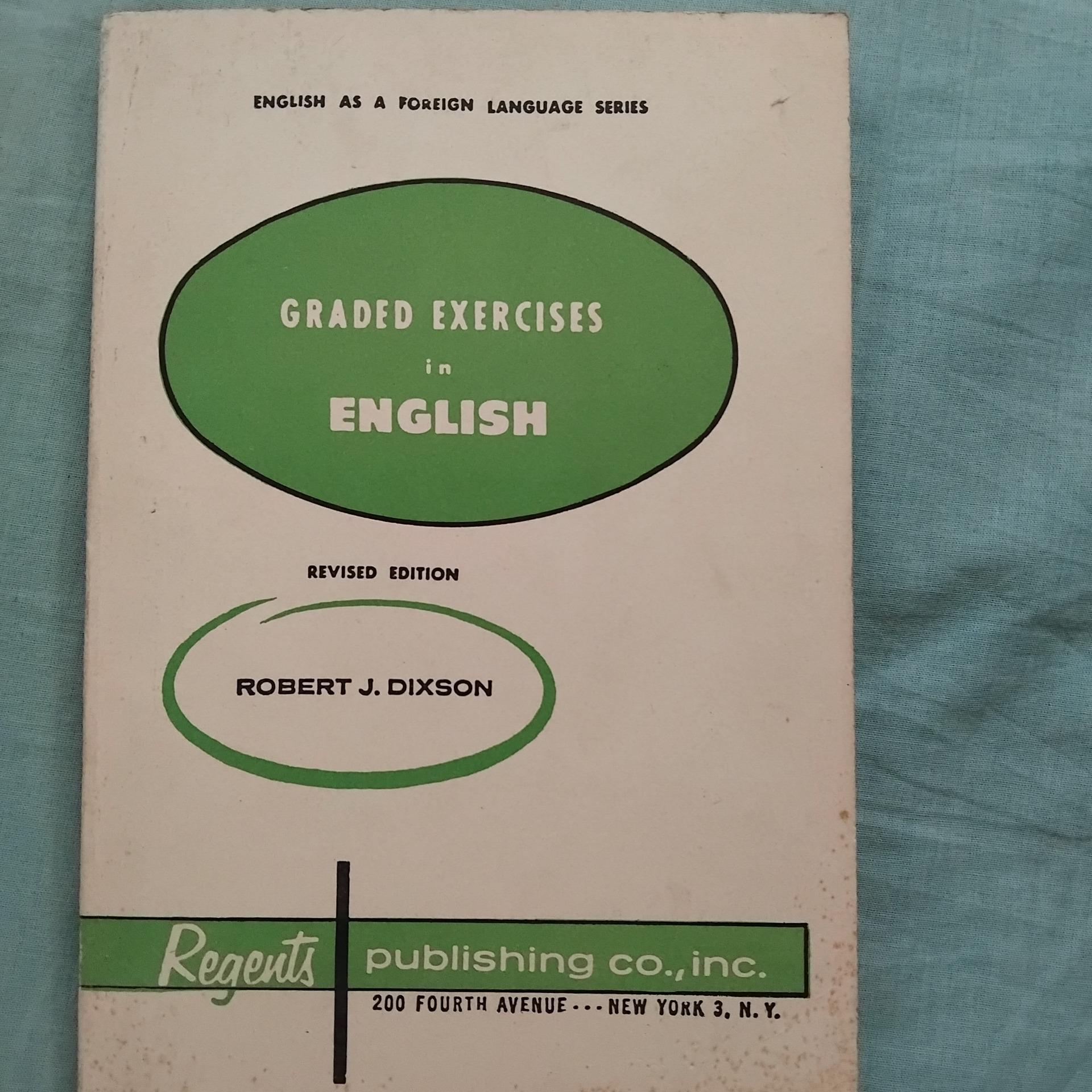 Graded exercise in English 1959