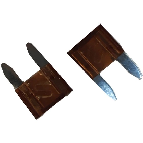 فیوز دوشاخ ریز قهوه ای 7.5 آمپر (5 تایی)