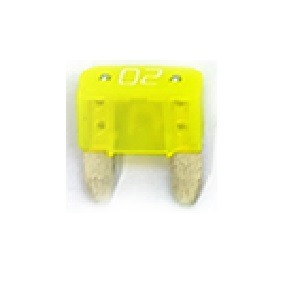 فیوز دوشاخ ریز زرد 20 آمپر (5 تایی)