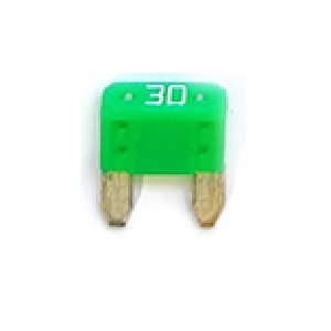 فیوز دوشاخ ریز سبز 30 آمپر (5 تایی)