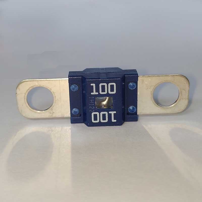 فیوز تخت کوچک آبی 100 آمپر
