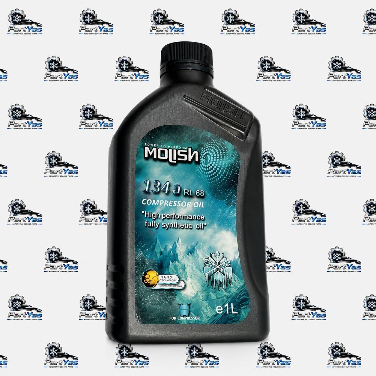 روغن کمپرسور کولر خودرو مولیش( 1 لیتری)
