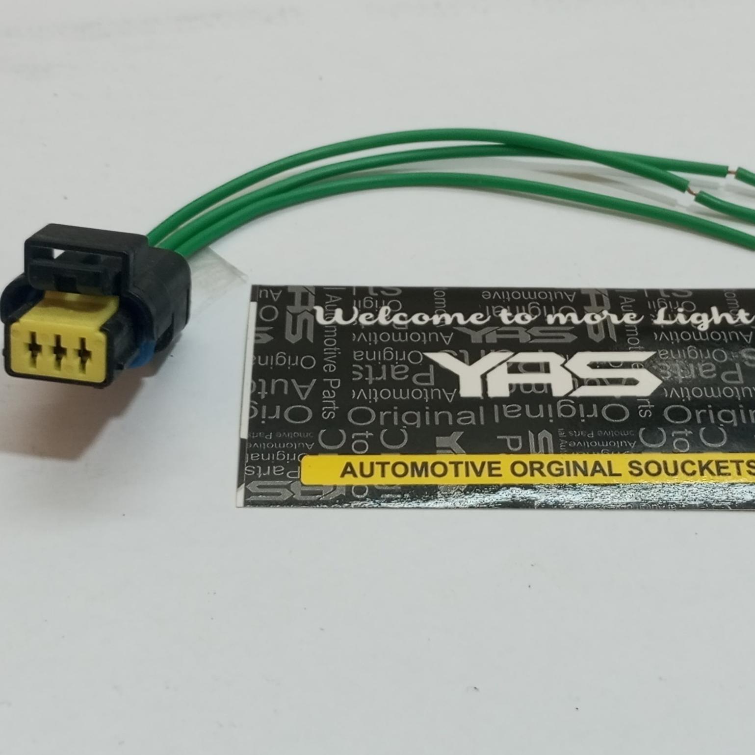 سوکت سه فیش سوزنی چراغ جلو206 (5 عدد)