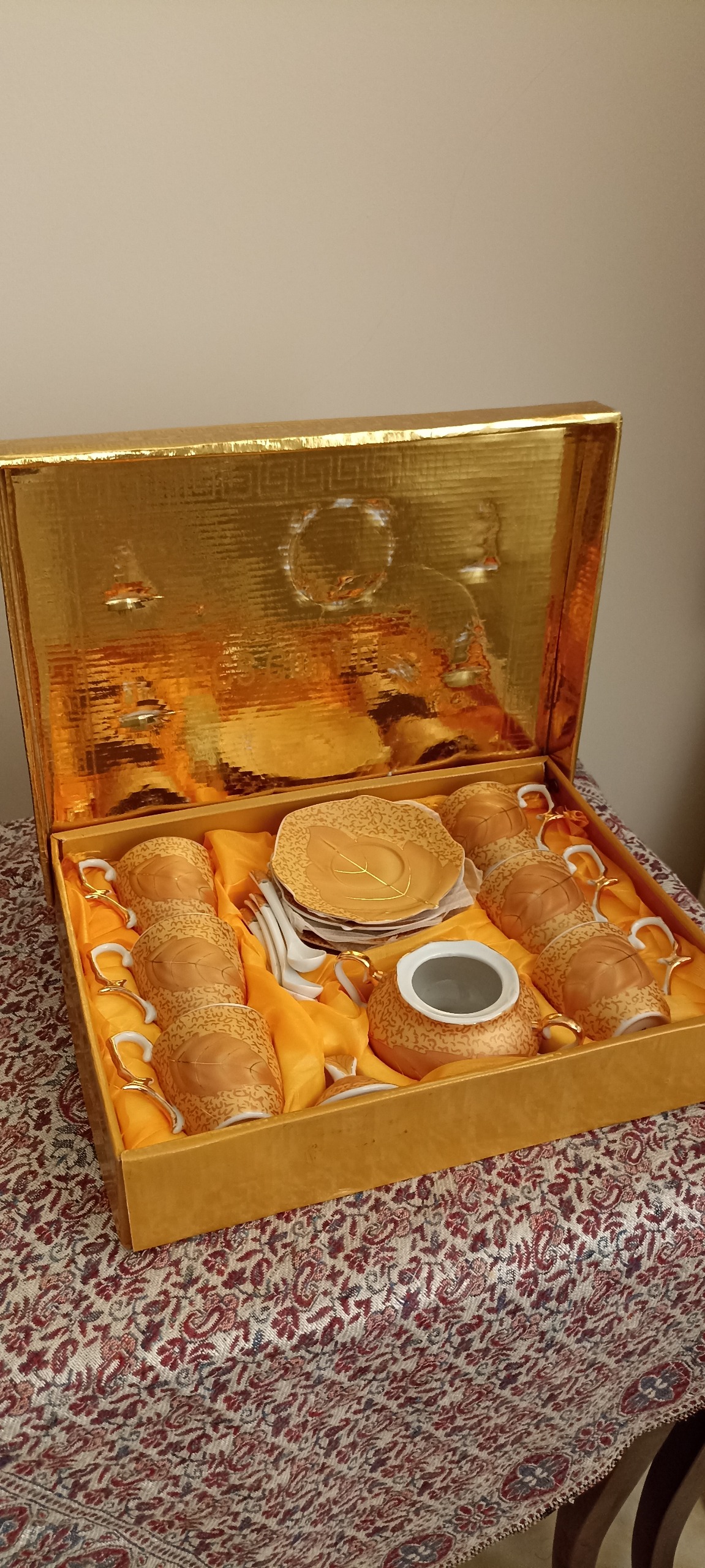 فنجان نعلبکی قهوه آنتیک