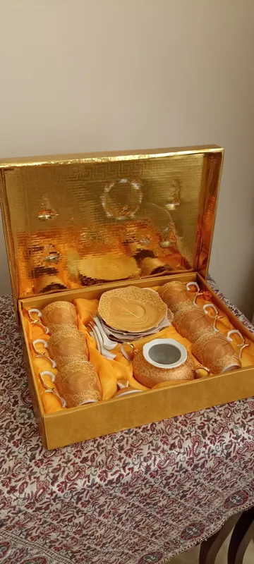 فنجان نعلبکی قهوه آنتیک