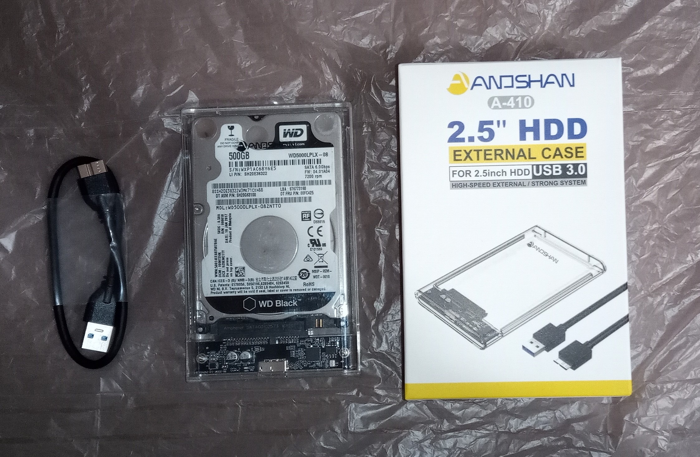 هارد 500 گیگ وسترن بلک