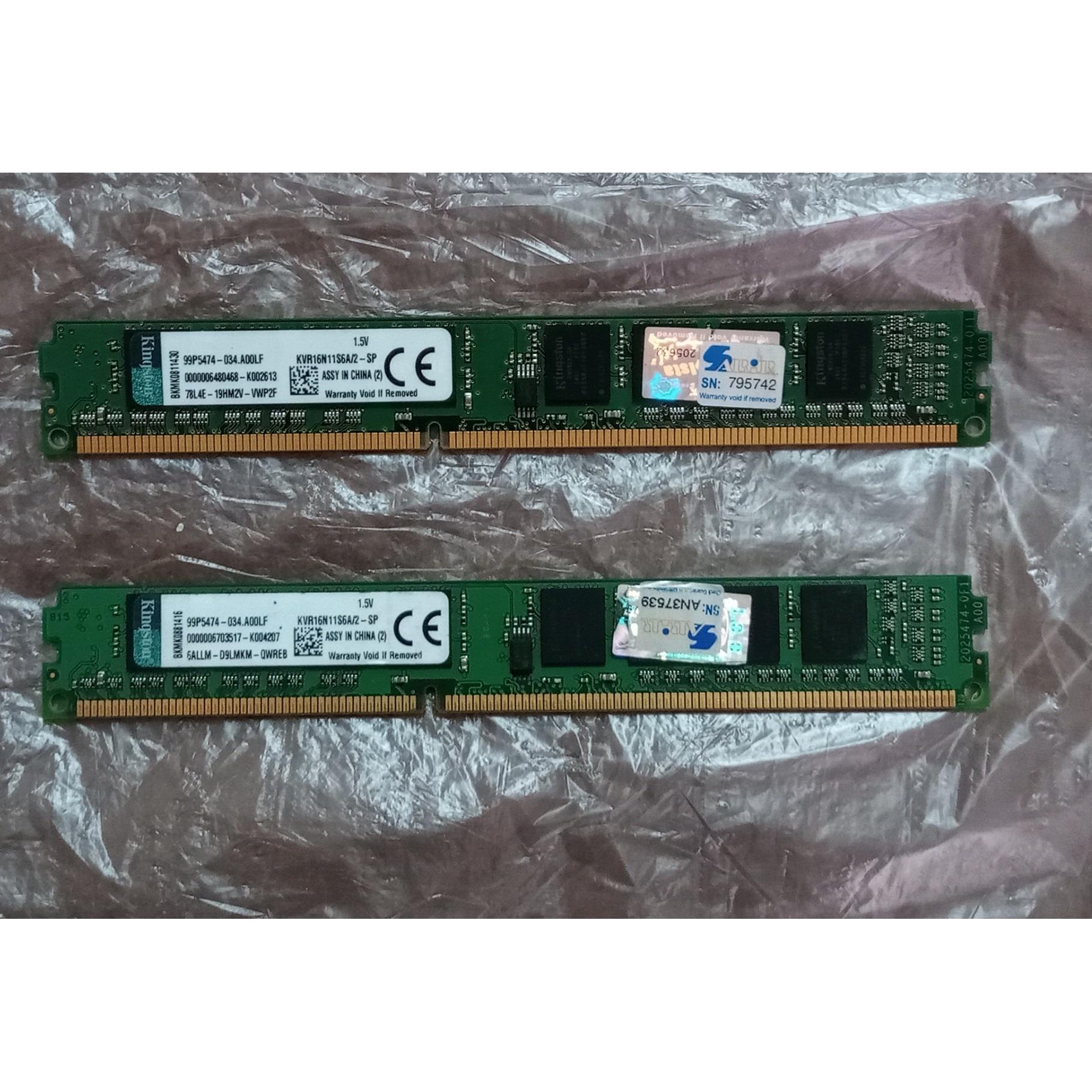 4 گیگ رم ddr3 (دوتا دو گیگ)