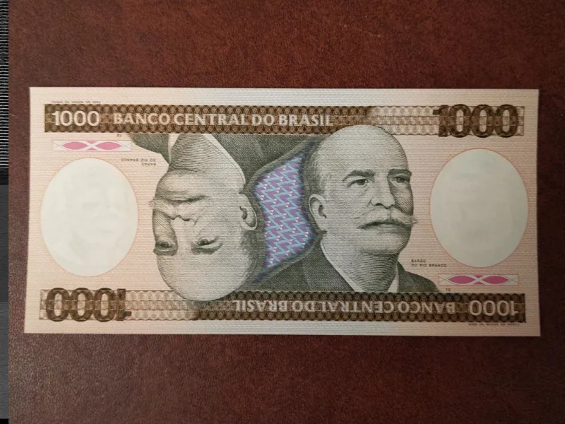 اسکناس 1000 کروزیرو برزیل (کمیاب)