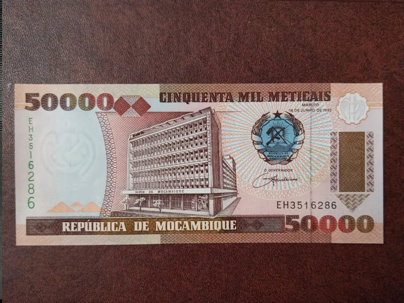 اسکناس 50000 متیکال موزامبیک