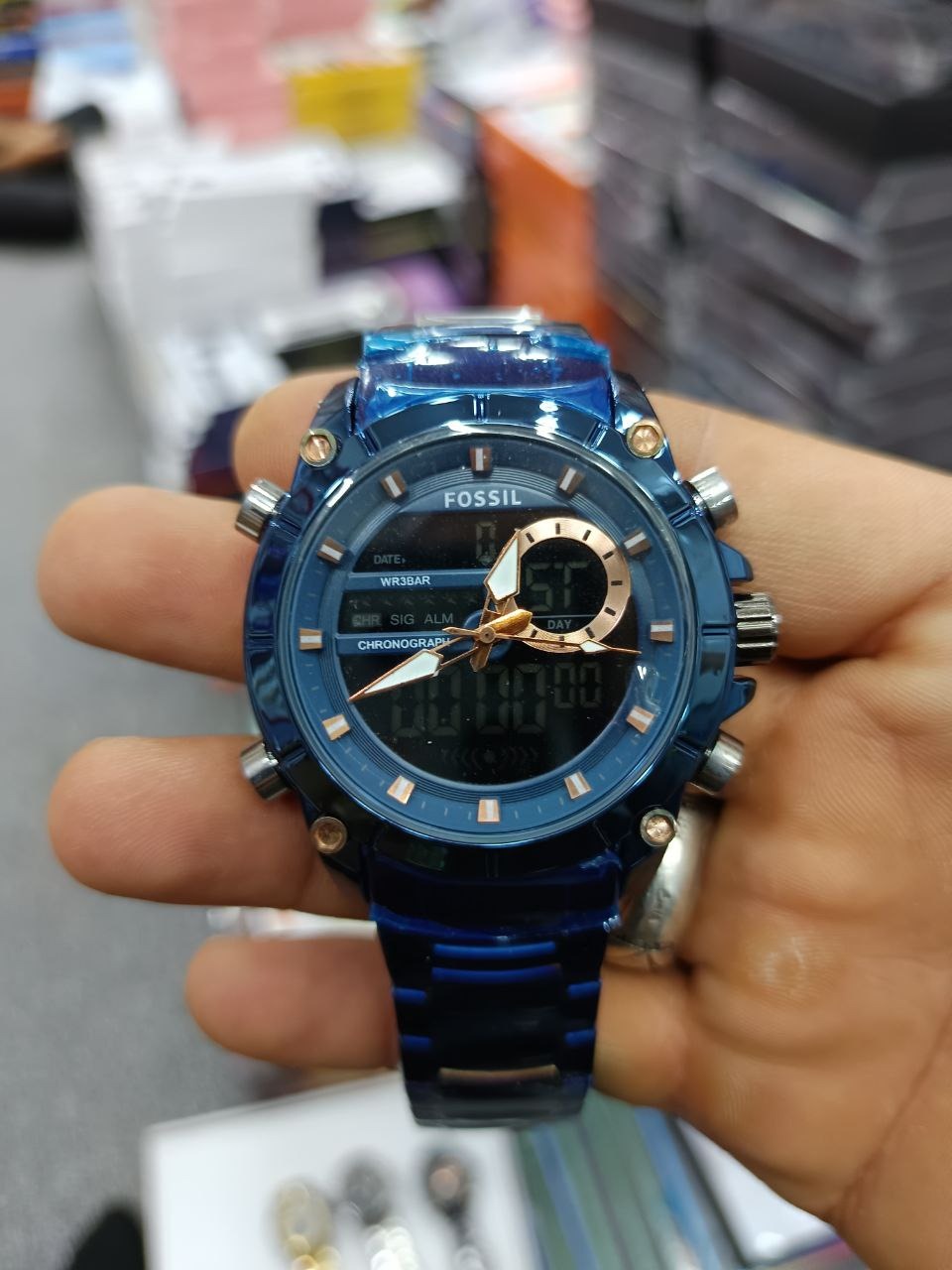 ساعت اورجینال و دو زمانه FOSSIL