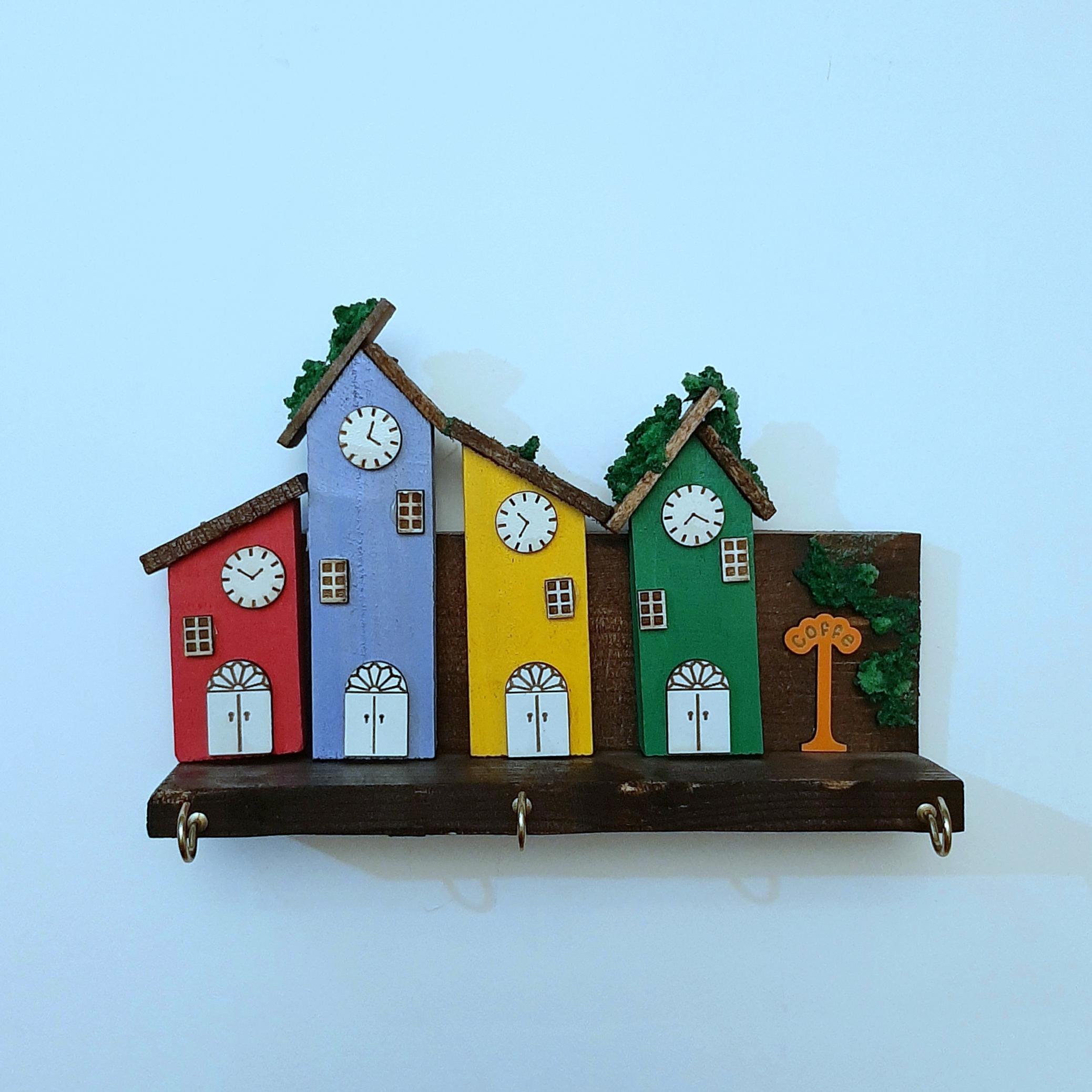 جاکلیدی دیواری چوبی