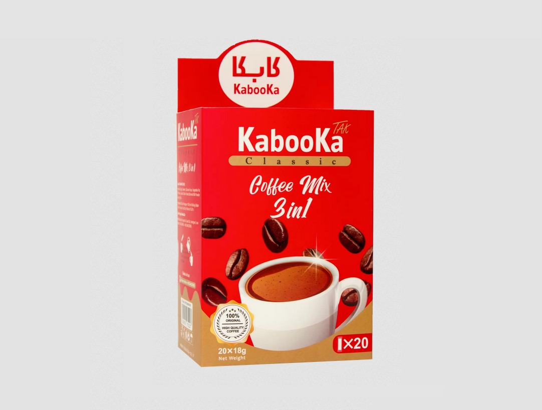 کافی میکس (kabooka) بسته 20 عددی شرکت پخش جاهد