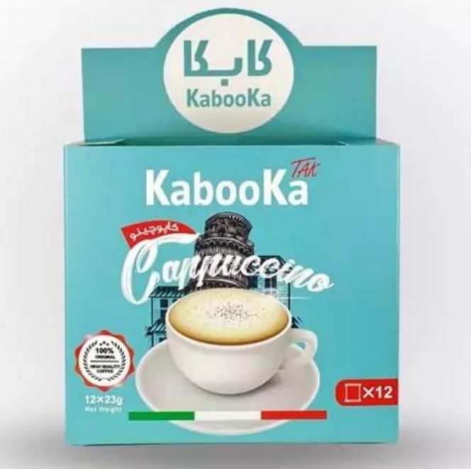 کاپوچینو وانیلی (kabooka) 12 عددی شرکت پخش جاهد