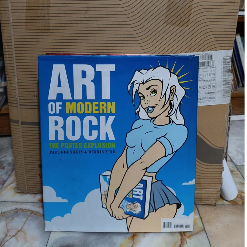 کتاب پوستر موزیک مدرن راک Art of Modern Rock
