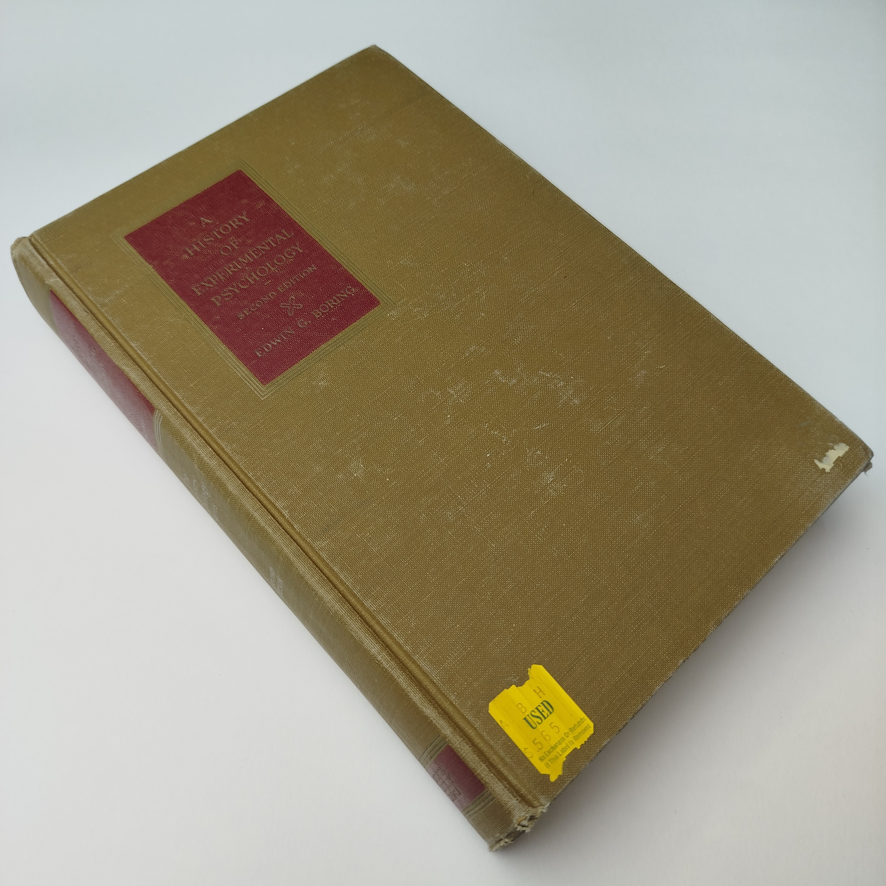 Experimental Psychology by Edwin G. Boring