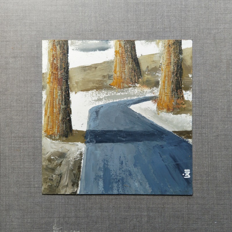 نقاشی رنگ روغن 22در22سانتیمتر