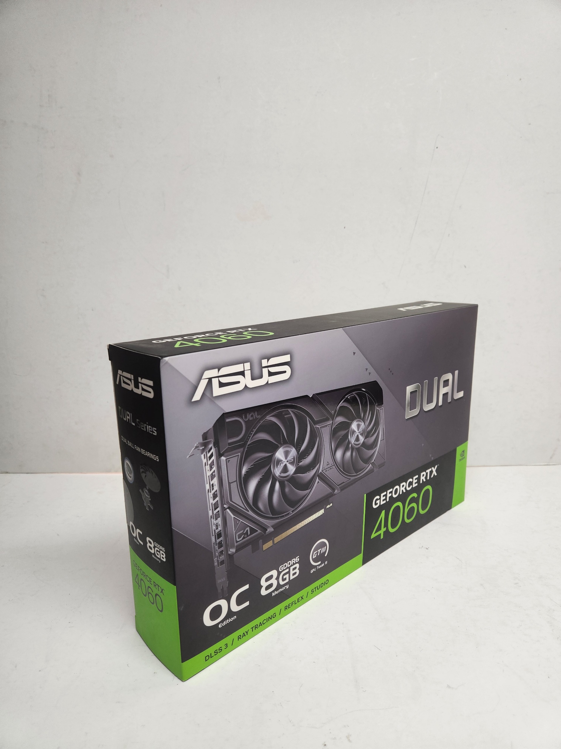 کارت گرافیک RTX NVIDIA 4060 ASUS DUAL OC 8 آکبند