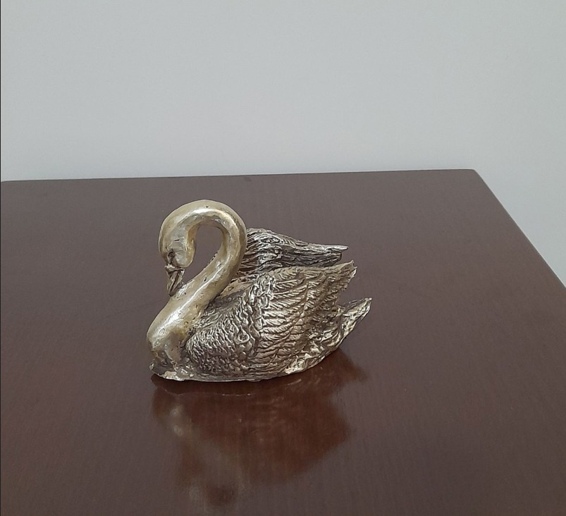مجسمه برنز قو عاشق( هدیه ,کادو خاص)