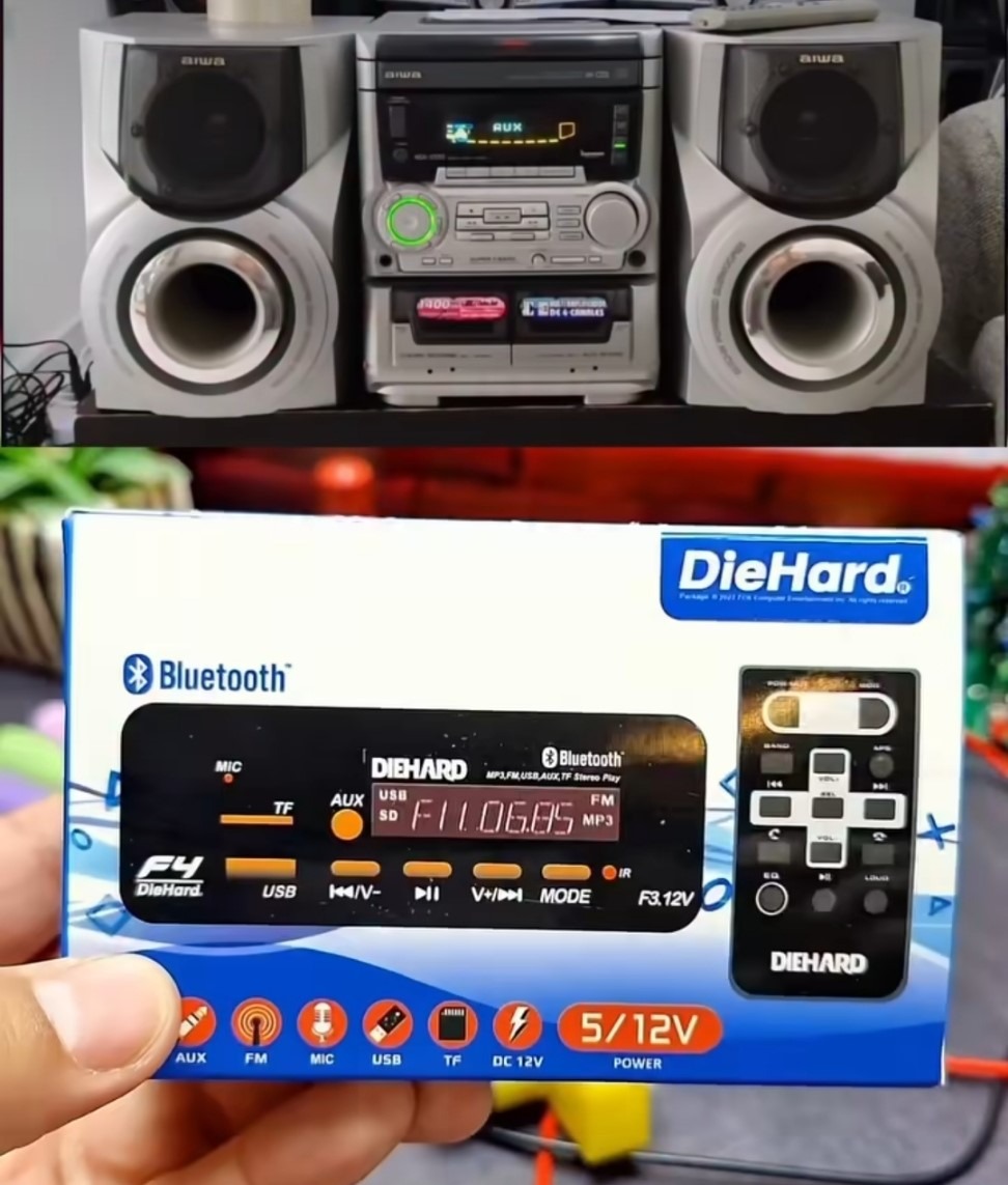 ماژول صوتی مبدل ضبط خانه و خودرو به بلوتوث و USB