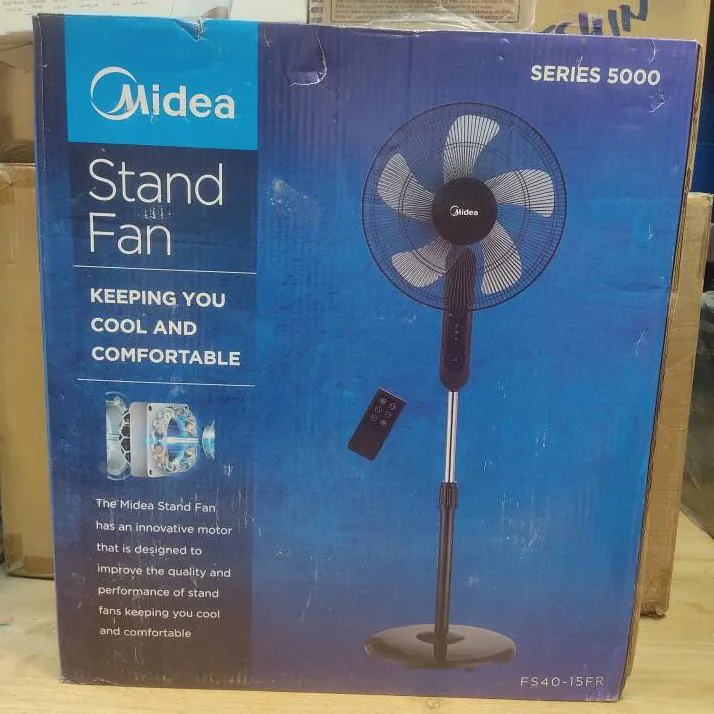 پنکه ایستاده مایدیا مدل FS40-15FR کنترل دار 5 پره