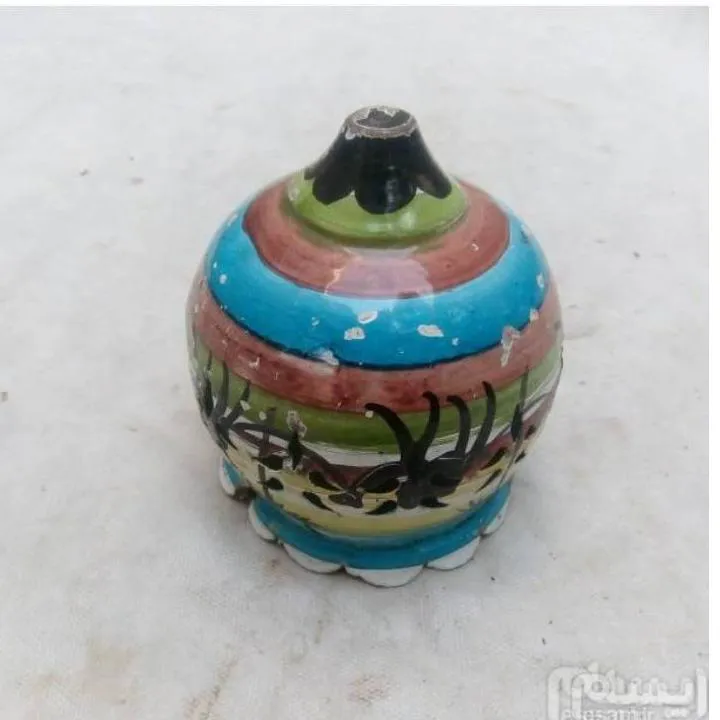 قندیل مسی میناکاری برای چراغ