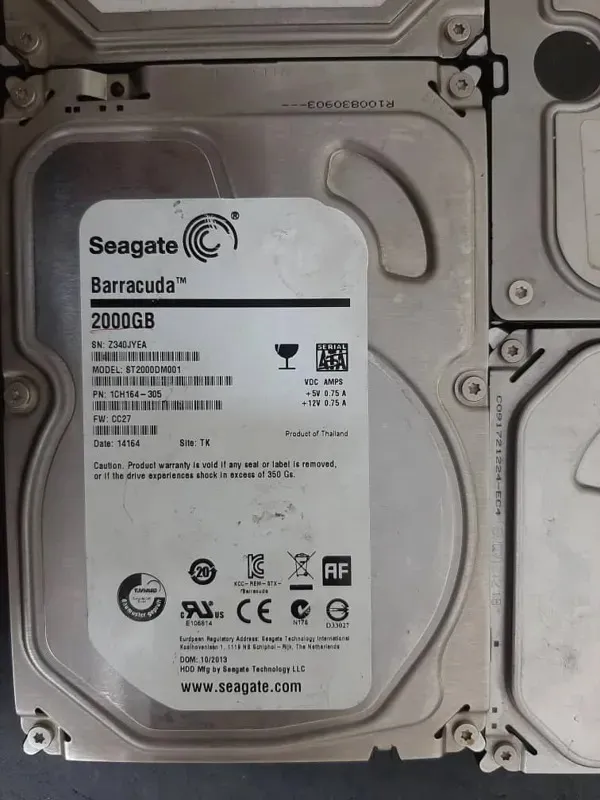 5 عدد هارد خراب