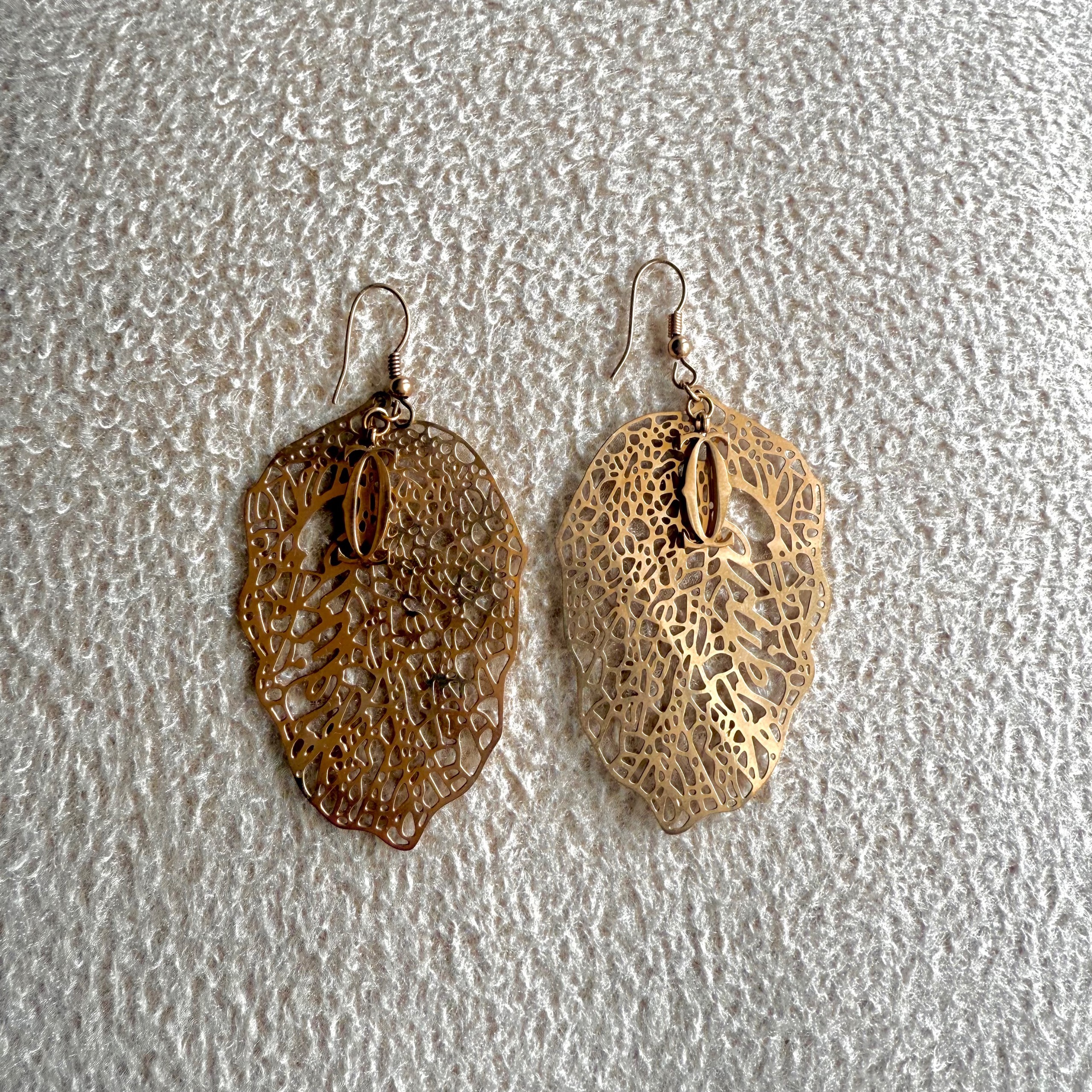 گوشواره کارتیه طرح برگ