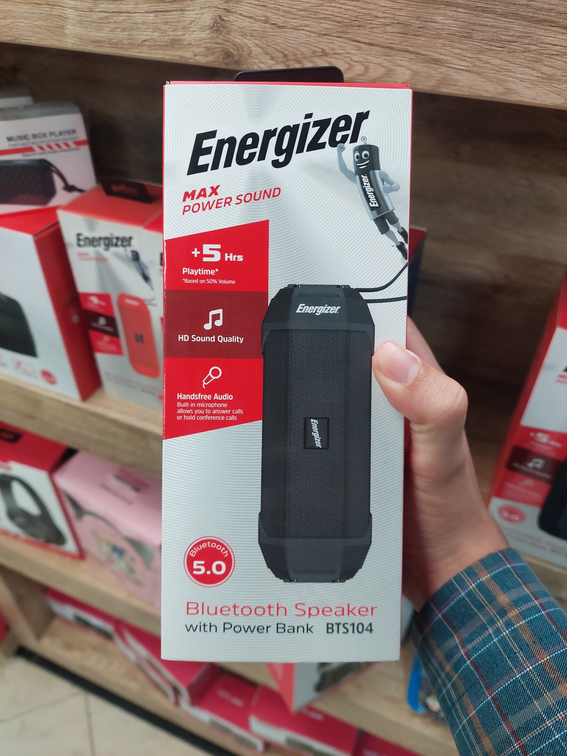 اسپیکر بلوتوثی انرجایزر BTS 104