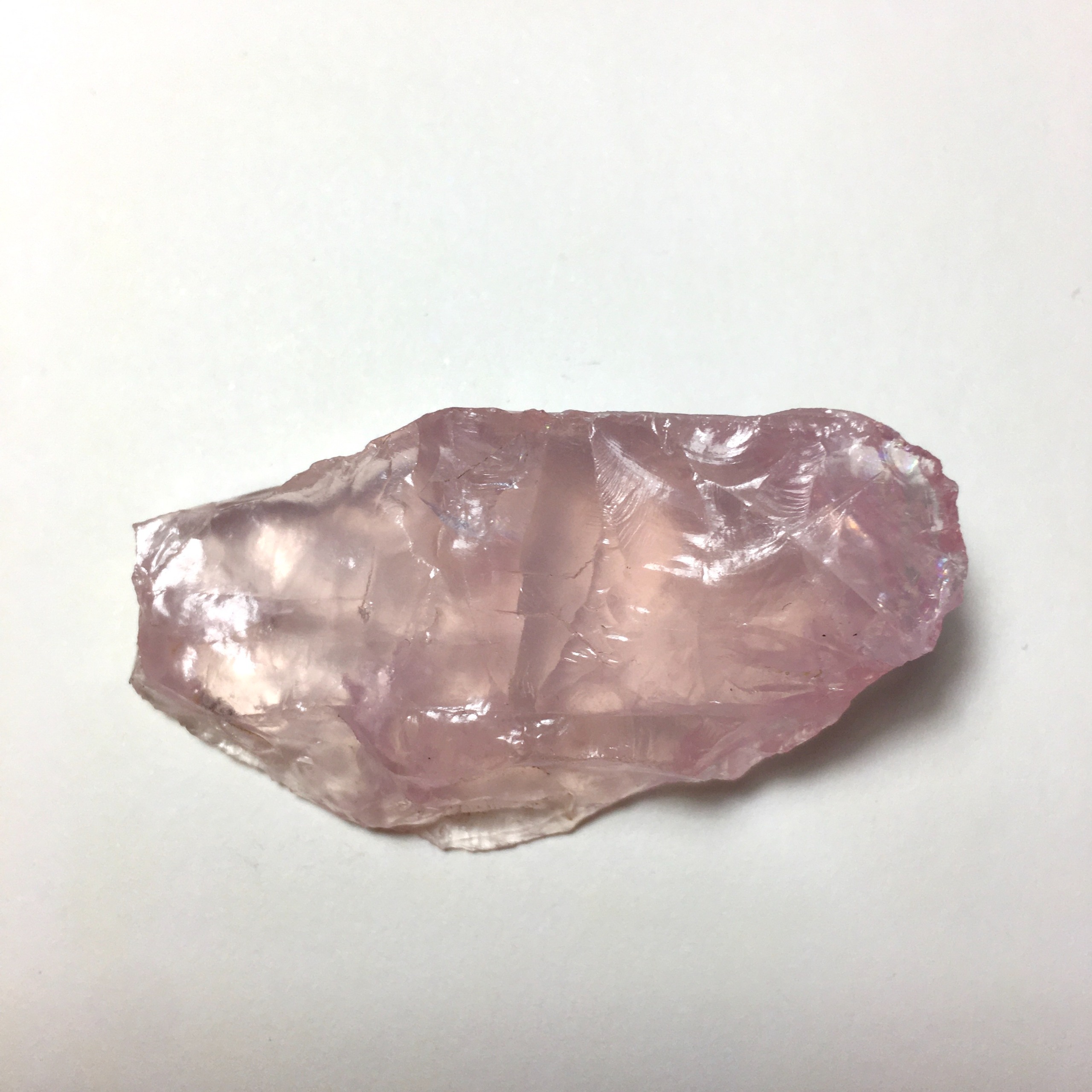 سنگ رز کوارتز طبیعی (کوارتز صورتی)