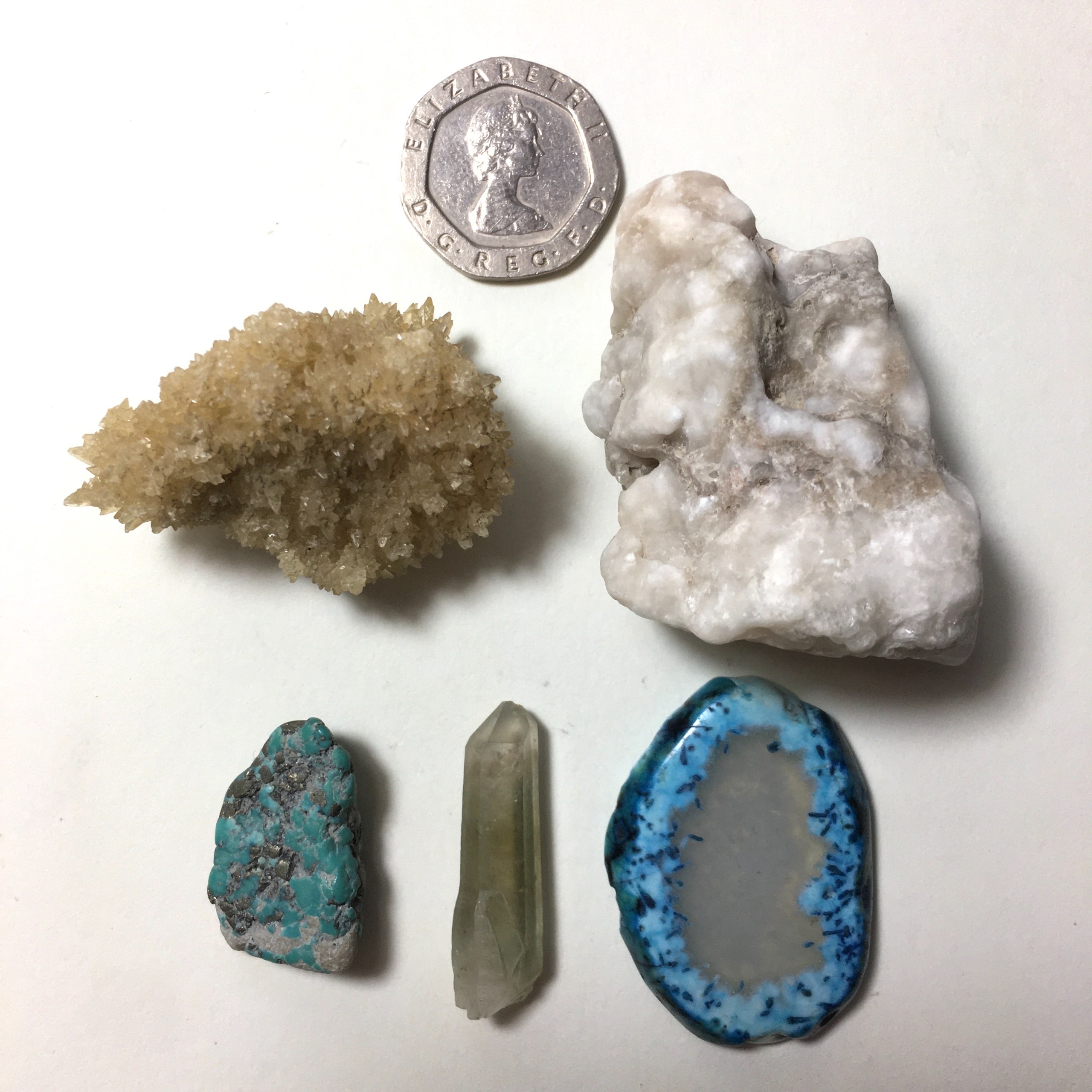 مجموعه 5 عددی سنگ کلکسیونی